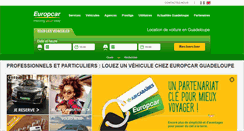 Desktop Screenshot of europcar-guadeloupe.com